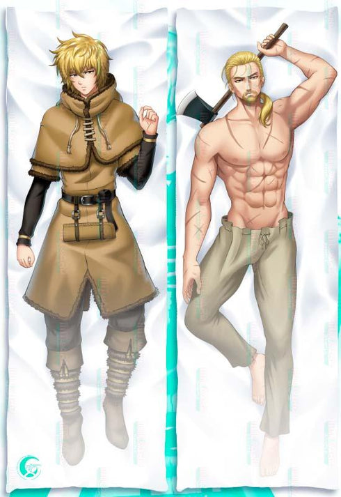 Thorfinn Karlsefni Body pillow case VINLAND SAGA Mitgard-Knight